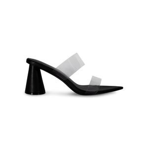 SMASH SHOES Womens Mule Waze Pointy Toe Block Heel Slip On Heeled Sandal 13
